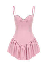 Robe courte combishort sans manches Olivia